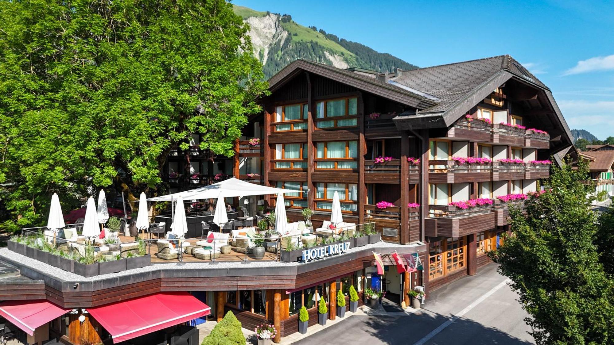 Hotel Kreuz Lenk Exterior foto